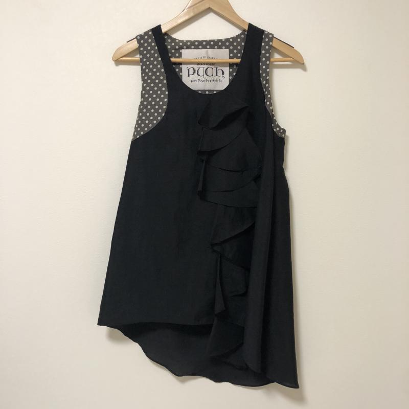 プフ puch タンクトップ タンクトップ FREE 無地 X ドット 黒 / ブラック / X 茶 / ブラウン / X 白 / ホワイト / レディース USED 古着 中古 10015572