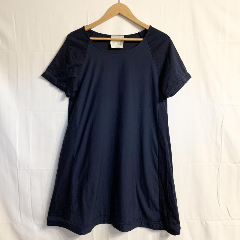 ユナイテッドアローズ UNITED ARROWS Tシャツ 半袖 無地 紺 / ネイビー / レディース USED 古着 中古 10015601