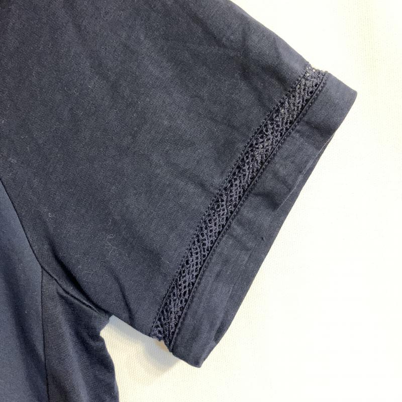 ユナイテッドアローズ UNITED ARROWS Tシャツ 半袖 無地 紺 / ネイビー / レディース USED 古着 中古 10015601