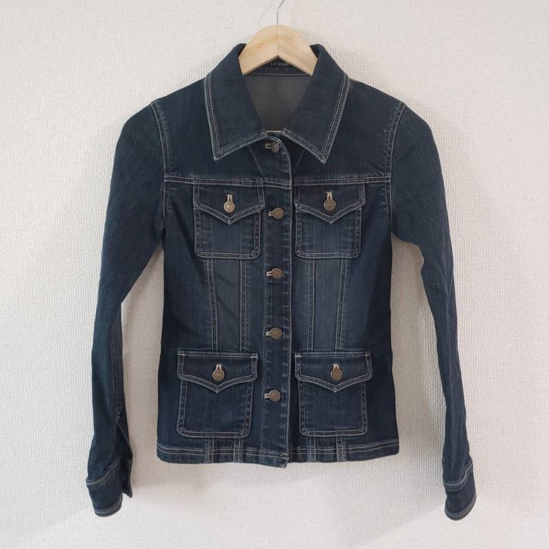 ルスーク LESOUK ジャケット、上着 ジャケット、ブレザー 無地 インディゴ / インディゴ / レディース USED 古着 中古 10015637
