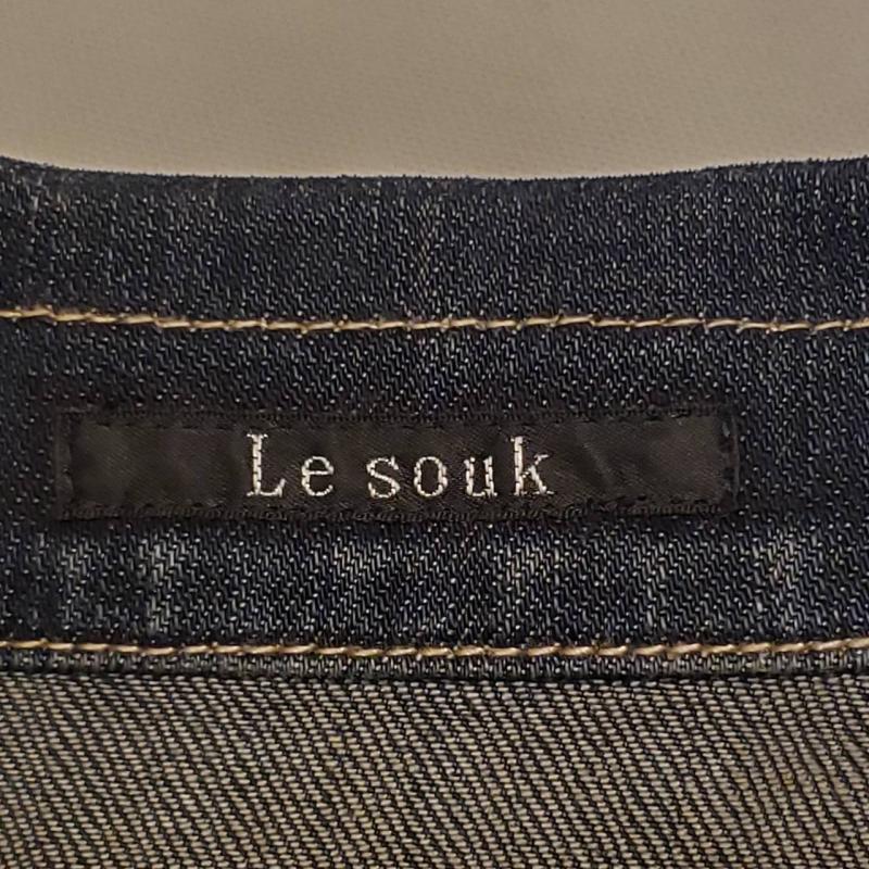 ルスーク LESOUK ジャケット、上着 ジャケット、ブレザー 無地 インディゴ / インディゴ / レディース USED 古着 中古 10015637
