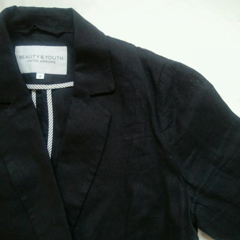ビューティアンドユースユナイテッドアローズ BEAUTY&YOUTH UNITED ARROWS ジャケット、上着 ジャケット、ブレザー S 無地 紺 / ネイビー / レディース USED 古着 中古 10015669