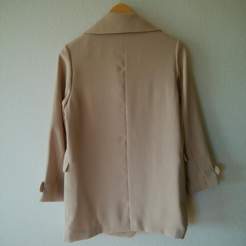 マジェスティックレゴン MAJESTIC LEGON ジャケット、上着 ジャケット、ブレザー S 無地 ベージュ / ベージュ / レディース USED 古着 中古 10015689