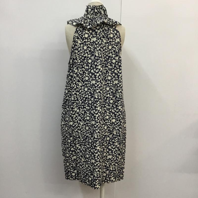 マークバイマークジェイコブス MARC by MARC JACOBS ワンピース ロングスカート S 総柄 白 / ホワイト / X 紺 / ネイビー / レディース USED 古着 中古 10015705