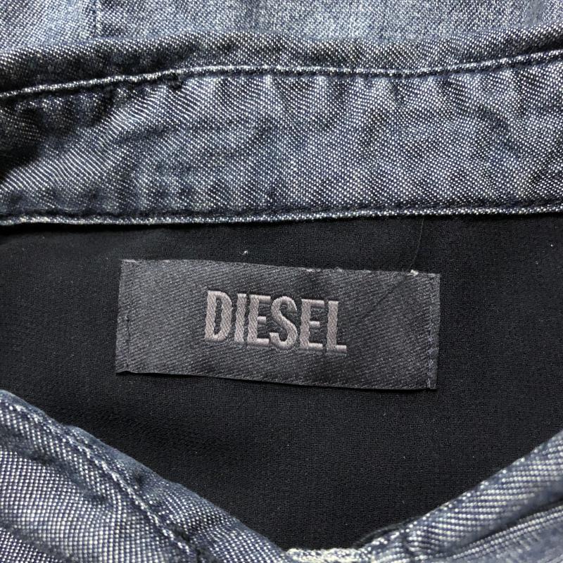 ディーゼル DIESEL ワンピース ひざ丈スカート XS 無地 黒 / ブラック / X 灰 / グレー / レディース USED 古着 中古 10015718