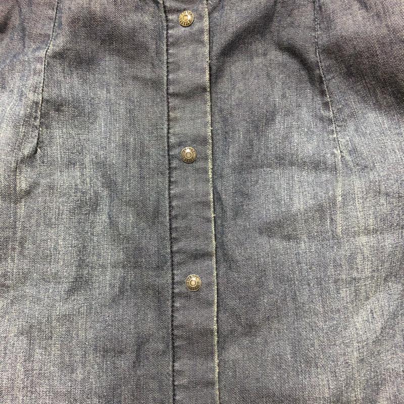 ディーゼル DIESEL ワンピース ひざ丈スカート XS 無地 黒 / ブラック / X 灰 / グレー / レディース USED 古着 中古 10015718