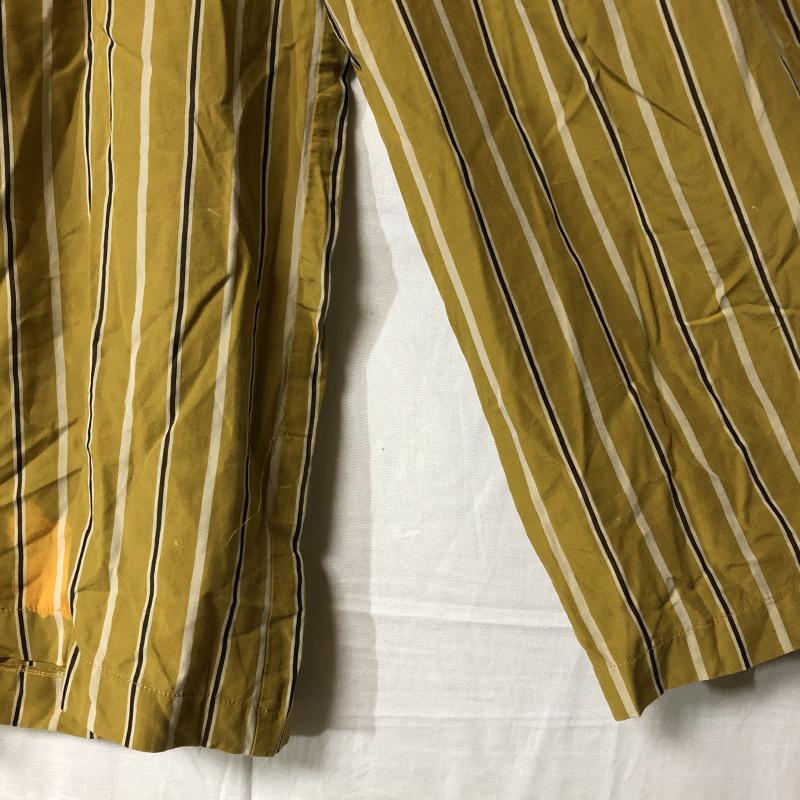 ザラティーアールエフ ZARA TRF ボトムス ボトムス スカーチョ/ガウチョパンツ S ボーダー柄 黄 / イエロー / X ベージュ / ベージュ / X 茶 / ブラウン / レディース USED 古着 中古 10015724