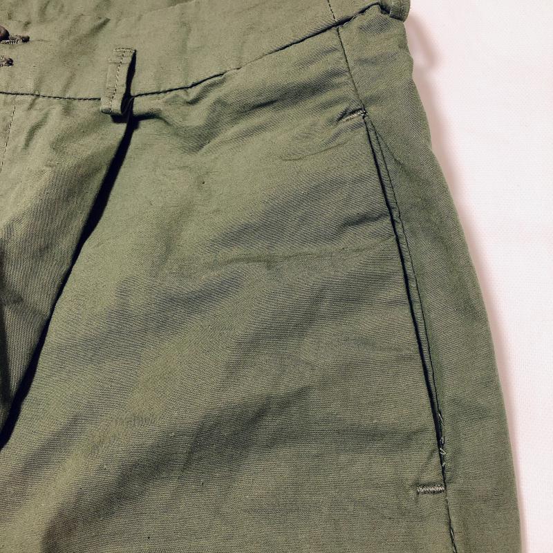 ヌーウ゛ェルドゥパラディ NOUVELLESDUPARADISE パンツ スラックス ワイドパンツ 38 無地 緑 / グリーン / レディース USED 古着 中古 10015786