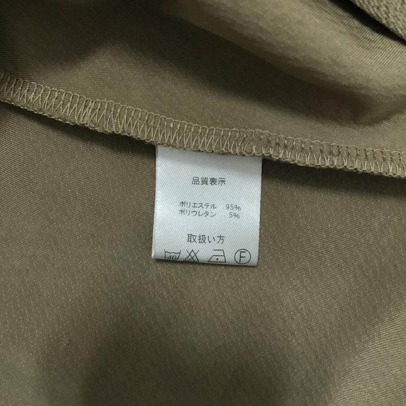 コクーン COCOON ワンピース ひざ丈スカート M 無地 カーキ / カーキ / レディース USED 古着 中古 10015832