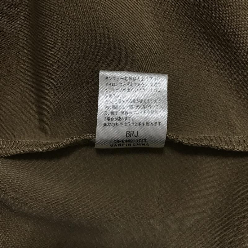 コクーン COCOON ワンピース ひざ丈スカート M 無地 カーキ / カーキ / レディース USED 古着 中古 10015832