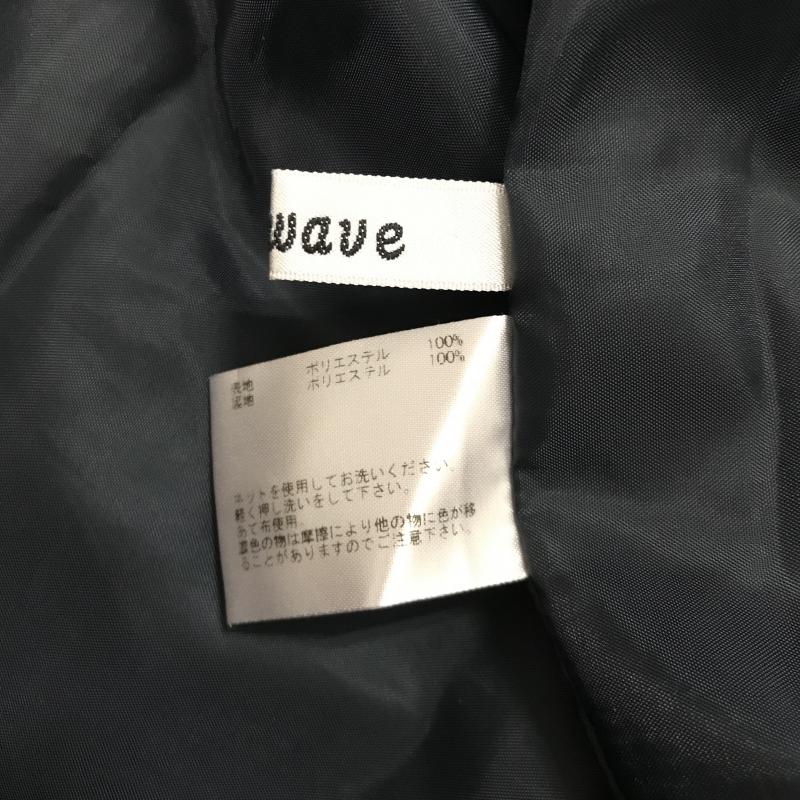 イノウェーブ innowave ワンピース ひざ丈スカート M 無地 黒 / ブラック / レディース USED 古着 中古 10015833