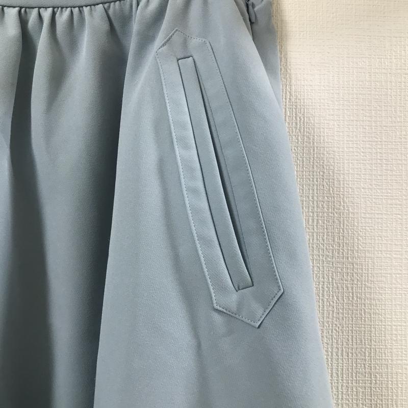 エマテイラー Emma Taylor スカート ひざ丈スカート フィッシュテールスカート 40 無地 青 / ブルー / レディース USED 古着 中古 10015836