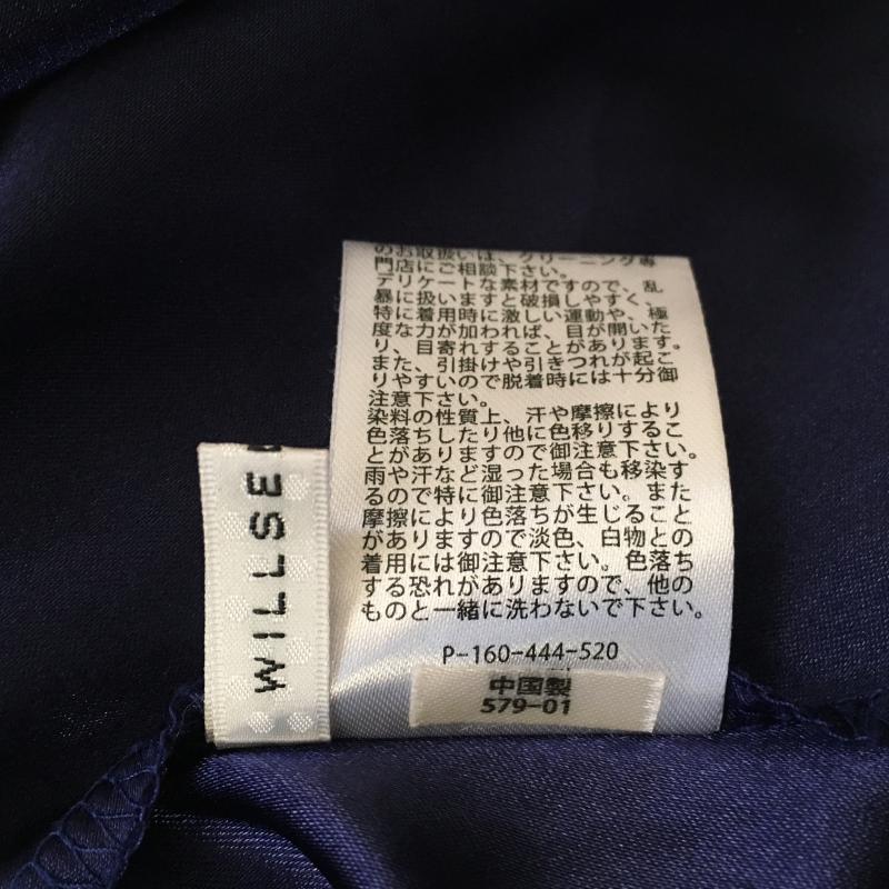 ウィルセレクション WILLSELECTION セットアップ セットアップ M チェック X 花柄 青 / ブルー / X 紺 / ネイビー / レディース USED 古着 中古 10015867