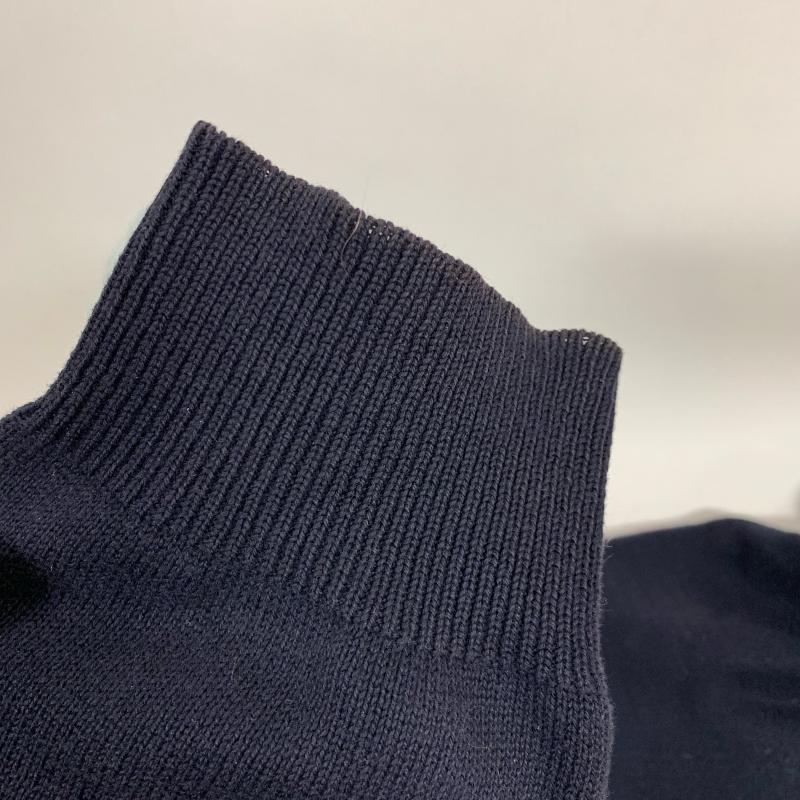 アディダス adidas ニット、セーター 長袖 ニットパーカー M 無地 X ロゴ、文字 紺 / ネイビー / X 白 / ホワイト / メンズ USED 古着 中古 10015871