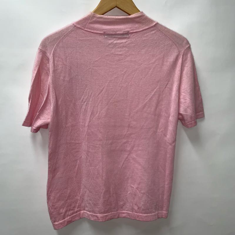 レオナール LEONARD ニット、セーター 半袖 LL 無地 X 桃 / ピンク / レディース USED 古着 中古 10015904