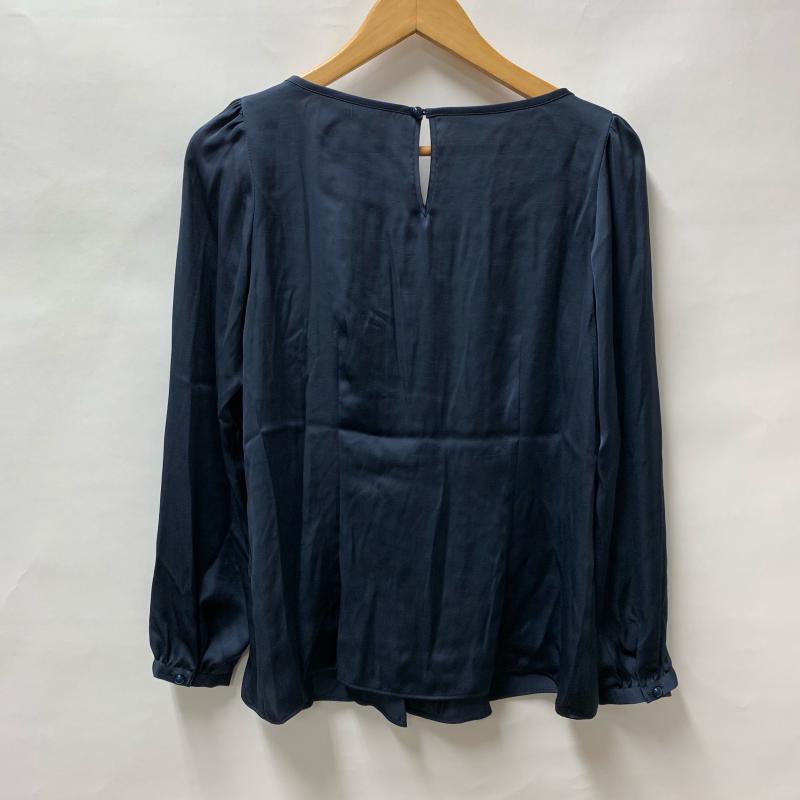 アナイ ANAYI カットソー 長袖 38 無地 紺 / ネイビー / レディース USED 古着 中古 10015912