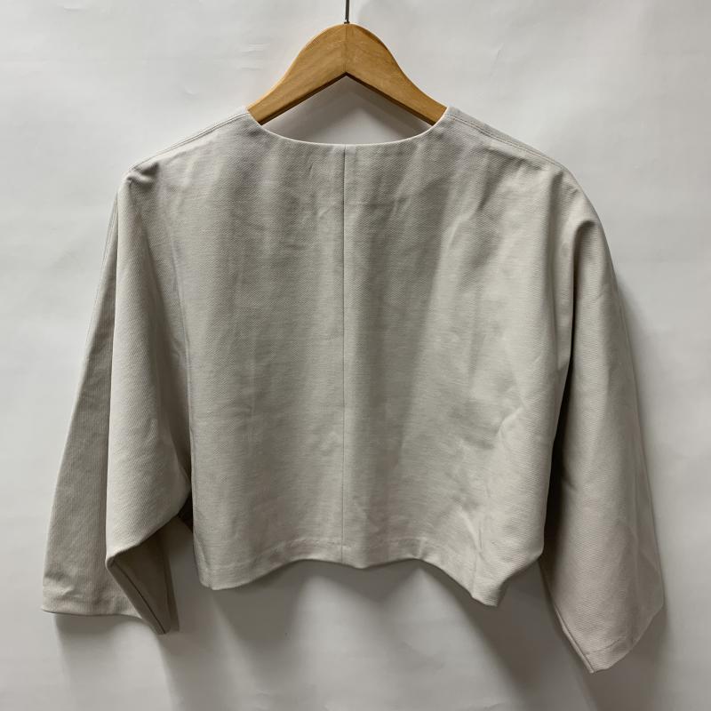 アナイ ANAYI カーディガン 長袖 ボレロ 38 無地 ベージュ / ベージュ / レディース USED 古着 中古 10015931