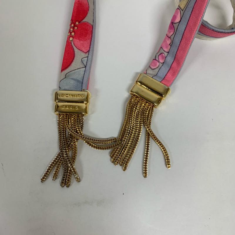 レオナール LEONARD ベルト・バックル ベルト 総柄 X 花柄 桃 / ピンク / X 青 / ブルー / X 橙 / オレンジ / X 金 / ゴールド / レディース USED 古着 中古 10015939