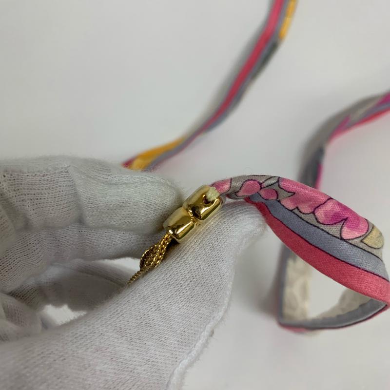 レオナール LEONARD ベルト・バックル ベルト 総柄 X 花柄 桃 / ピンク / X 青 / ブルー / X 橙 / オレンジ / X 金 / ゴールド / レディース USED 古着 中古 10015939