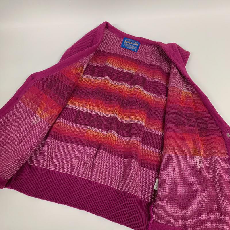 ペンドルトン PENDLETON ベスト ベスト S 無地 X 紫 / パープル / X 橙 / オレンジ / メンズ USED 古着 中古 10015960