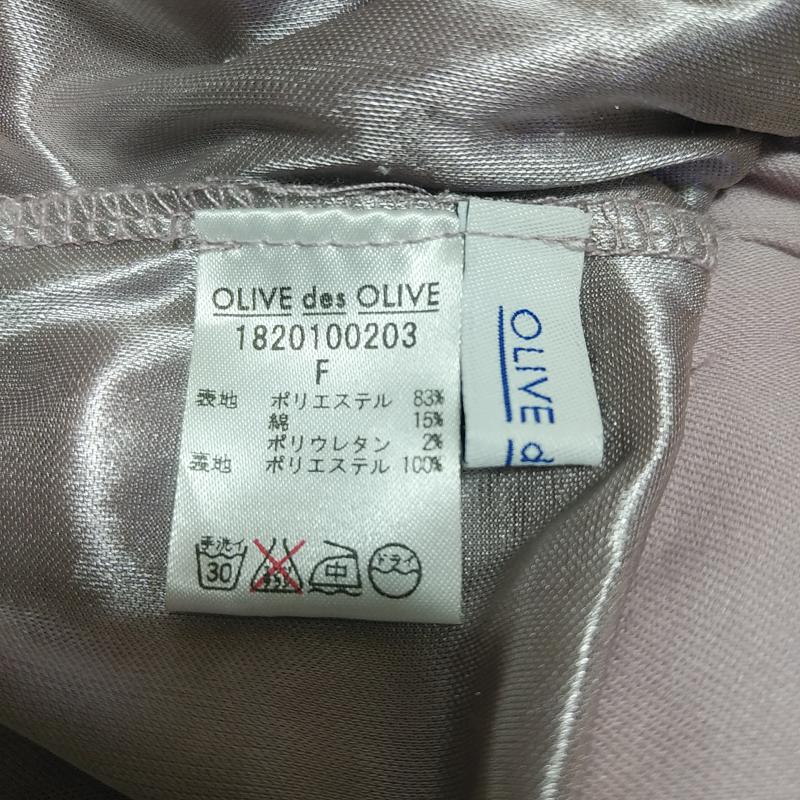 オリーブデオリーブ OLIVE des OLIVE スカート ひざ丈スカート FREE 無地 桃 / ピンク / レディース USED 古着 中古 10015995