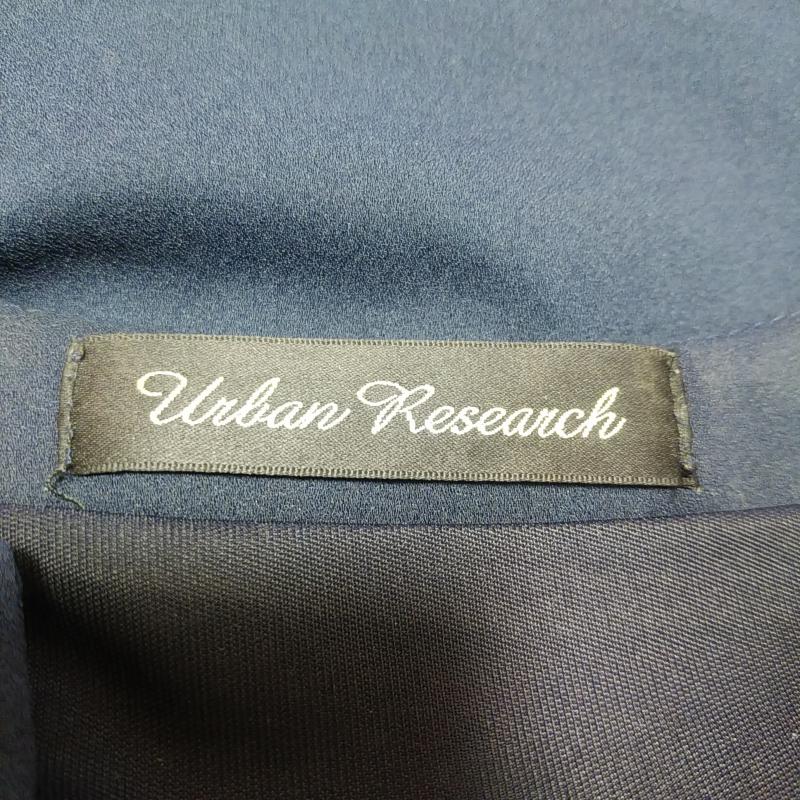 アーバンリサーチ URBAN RESEARCH ワンピース ひざ丈スカート 無地 紺 / ネイビー / レディース USED 古着 中古 10016003