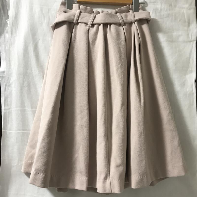 エンネア Ennea スカート ひざ丈スカート 無地 桃 / ピンク /  レディース USED 古着 中古 10016053