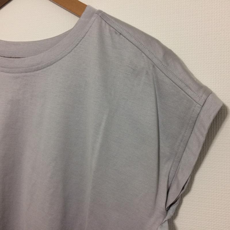 ヨーロ YOLO カットソー 半袖 36 無地 灰 / グレー / レディース USED 古着 中古 10016064