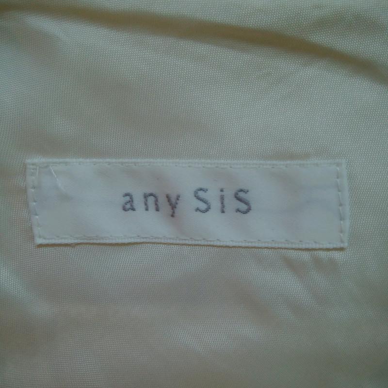 エニィスィス any SiS スカート ひざ丈スカート 2 無地 白 / ホワイト / レディース USED 古着 中古 10016085