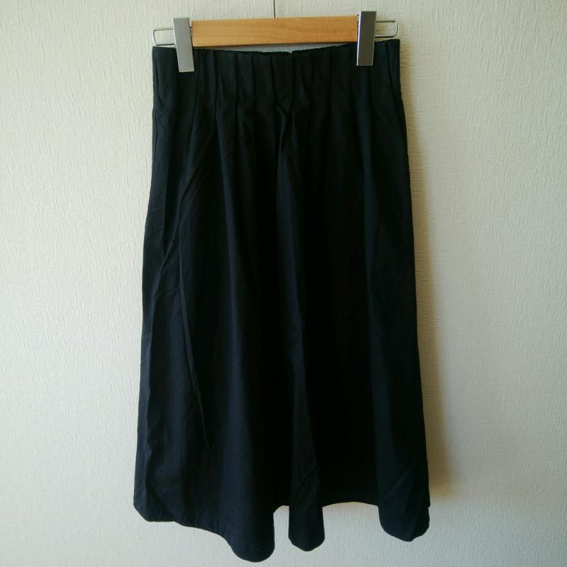 アルシーヴ archives スカート ひざ丈スカート FREE 無地 黒 / ブラック / レディース USED 古着 中古 10016101