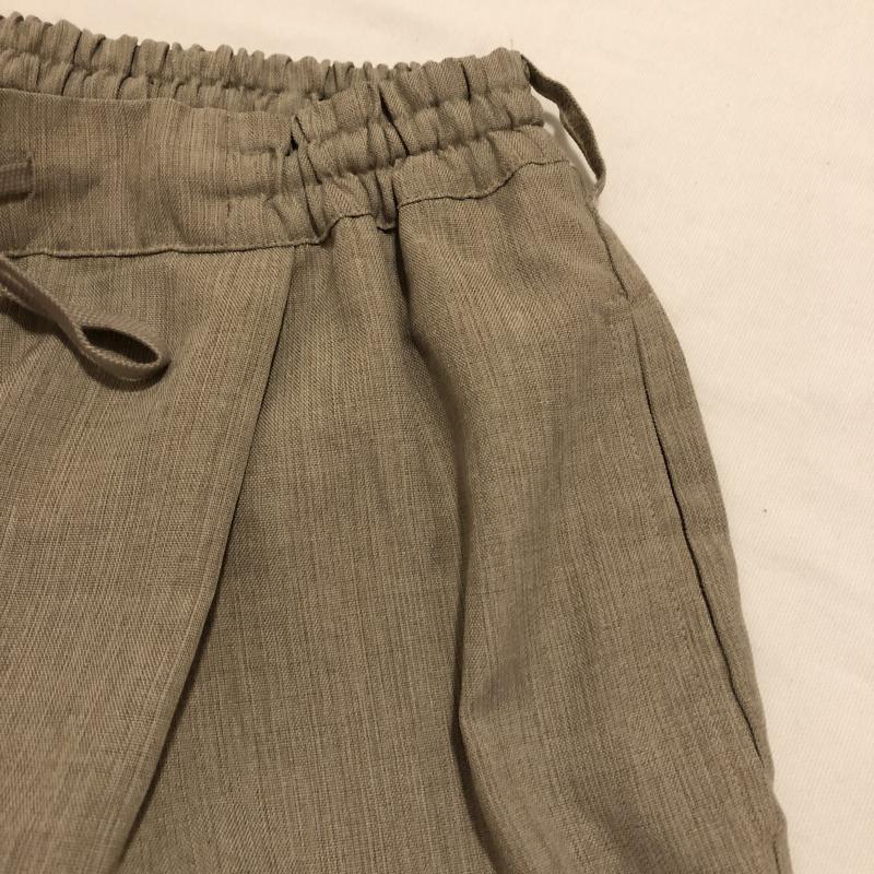 ニコアンド niko and... パンツ スラックス リネン風イージーワイドパンツ 3 無地 ベージュ / ベージュ / レディース USED 古着 中古 10016122