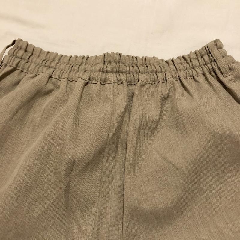 ニコアンド niko and... パンツ スラックス リネン風イージーワイドパンツ 3 無地 ベージュ / ベージュ / レディース USED 古着 中古 10016127