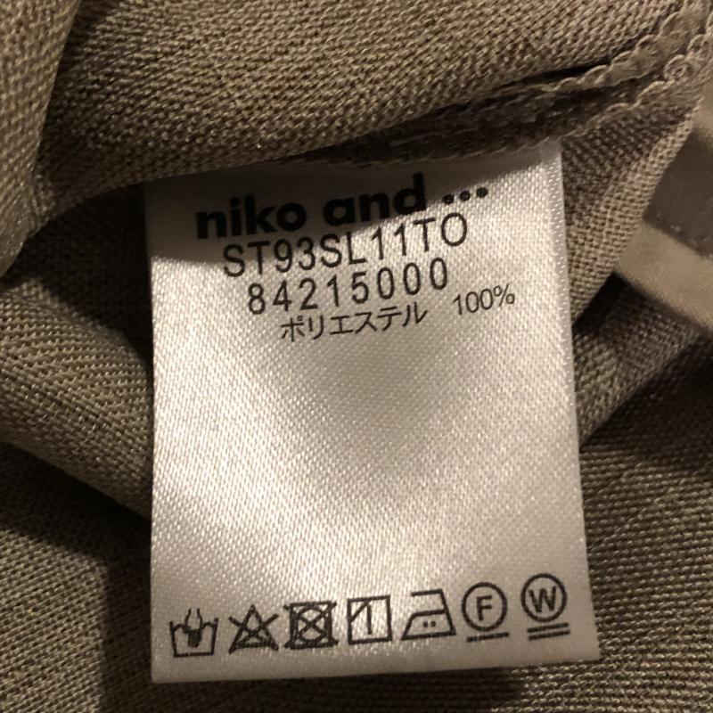 ニコアンド niko and... パンツ スラックス リネン風イージーワイドパンツ 3 無地 ベージュ / ベージュ / レディース USED 古着 中古 10016127