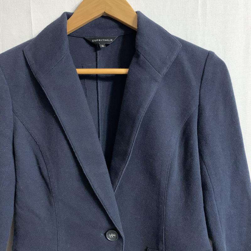 エスプリミュール ESPRITMUR ジャケット、上着 ジャケット、ブレザー 無地 紺 / ネイビー / レディース USED 古着 中古 10016266