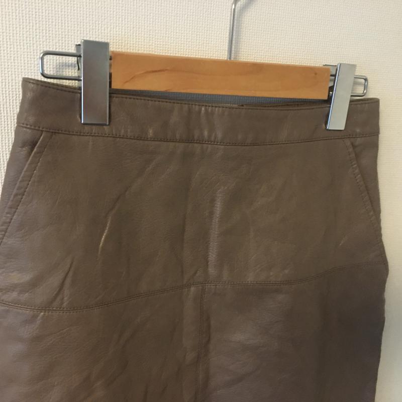 ザラベーシック ZARA BASIC スカート ミニスカート XS 無地 ベージュ / ベージュ / レディース USED 古着 中古 10016293