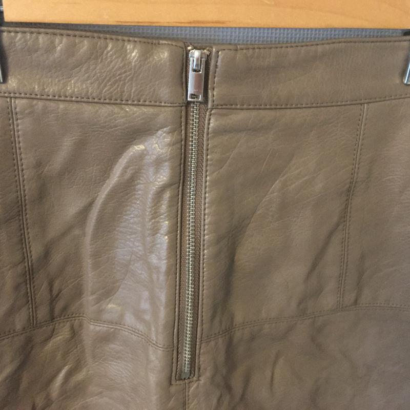 ザラベーシック ZARA BASIC スカート ミニスカート XS 無地 ベージュ / ベージュ / レディース USED 古着 中古 10016293