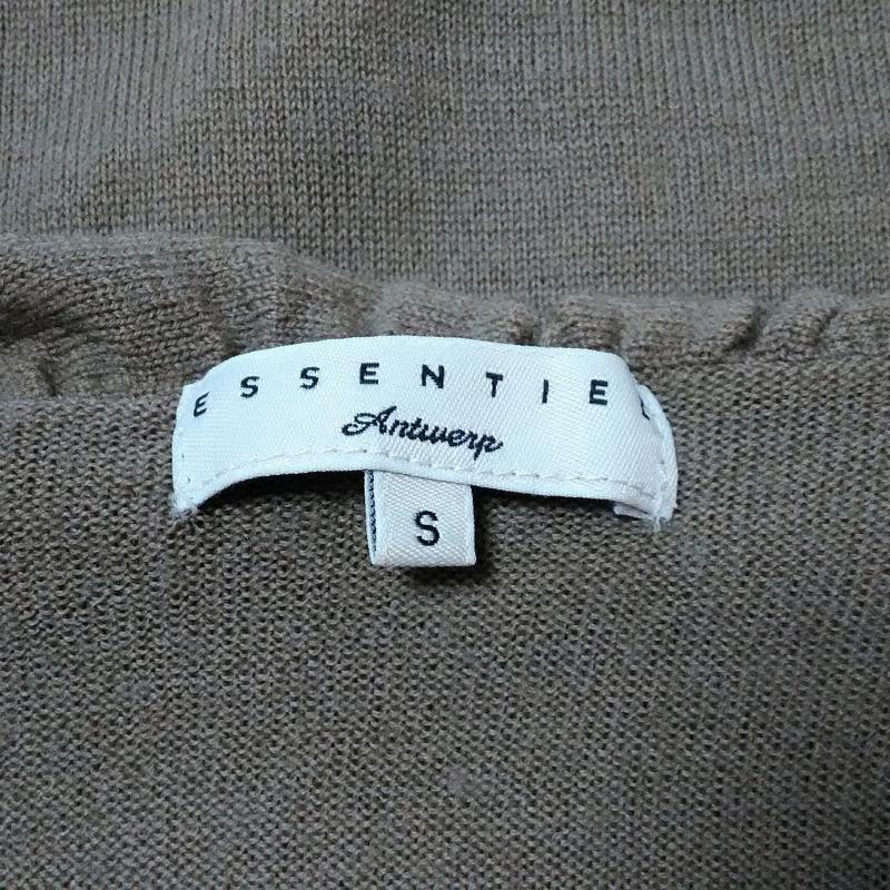 エッセンシャル ESSENTIEL カットソー 半袖 S 無地 X 刺繍 緑 / グリーン / レディース USED 古着 中古 10016529