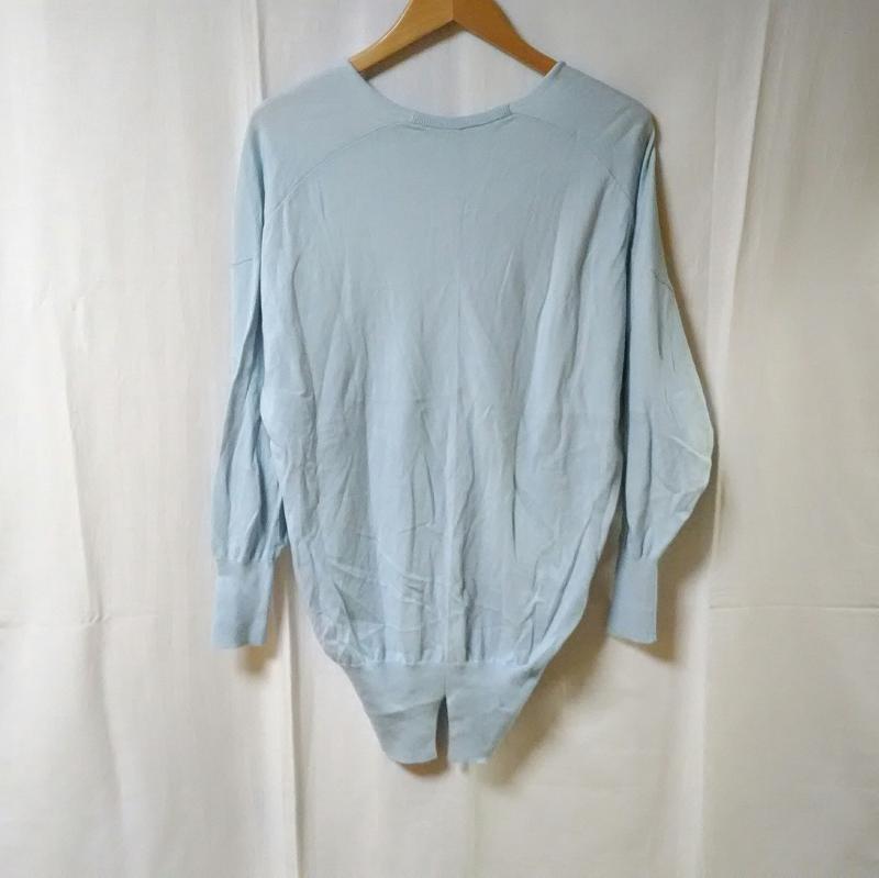 ロペ ROPE' カットソー 長袖 38 無地 青 / ブルー / レディース USED 古着 中古 10016540