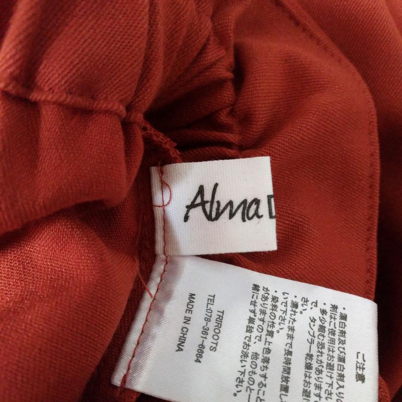 アルマデザイン Alma Design スカート ロングスカート L 無地 橙 / オレンジ / レディース USED 古着 中古 10016628