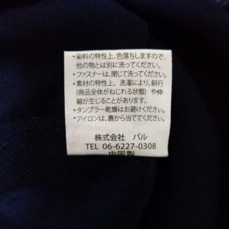 フーズフーチコ who's who Chico ワンピース ひざ丈スカート FREE 無地 紺 / ネイビー / X 白 / ホワイト / レディース USED 古着 中古 10016629