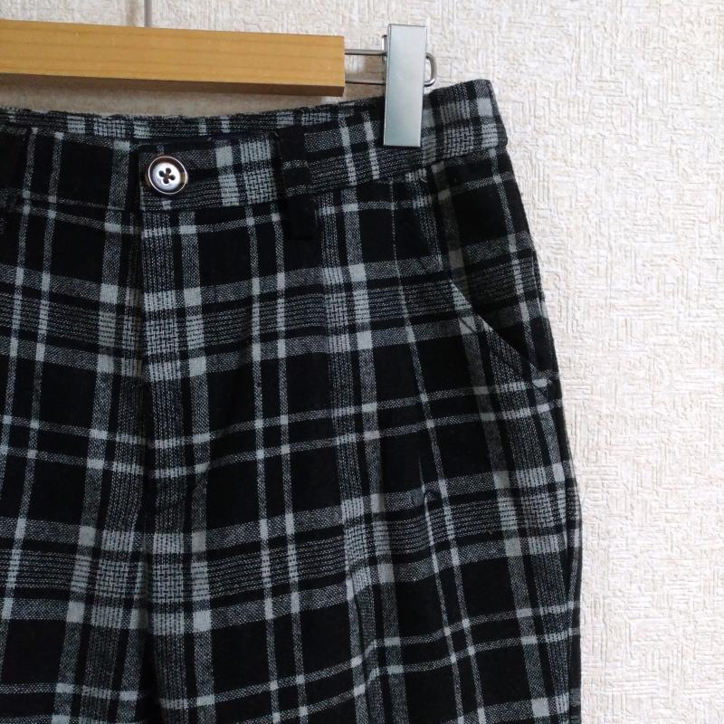 チャオパニック CIAOPANIC ボトムス ボトムス S チェック 黒 / ブラック / X 灰 / グレー / レディース USED 古着 中古 10016636