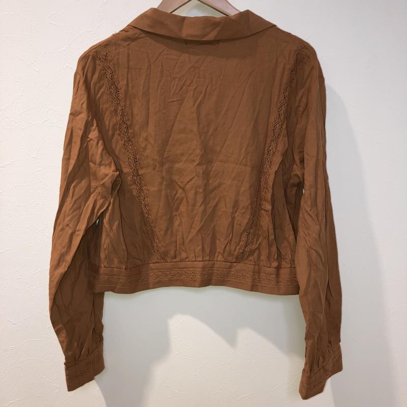 ダブルクローゼット w closet ジャケット、上着 ジャケット、ブレザー FREE 無地 X 茶 / ブラウン / レディース USED 古着 中古 10016643