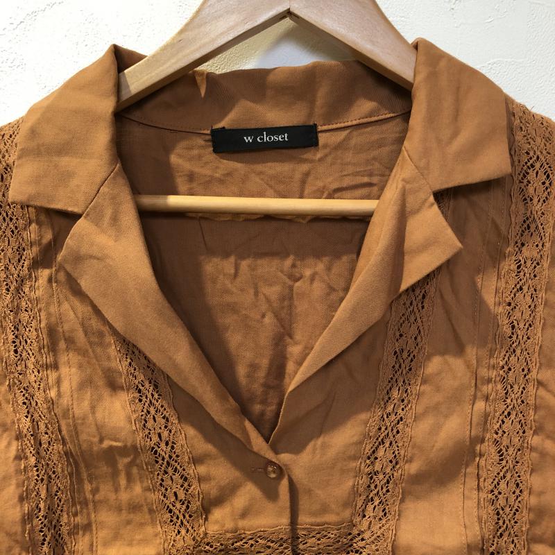 ダブルクローゼット w closet ジャケット、上着 ジャケット、ブレザー FREE 無地 X 茶 / ブラウン / レディース USED 古着 中古 10016643