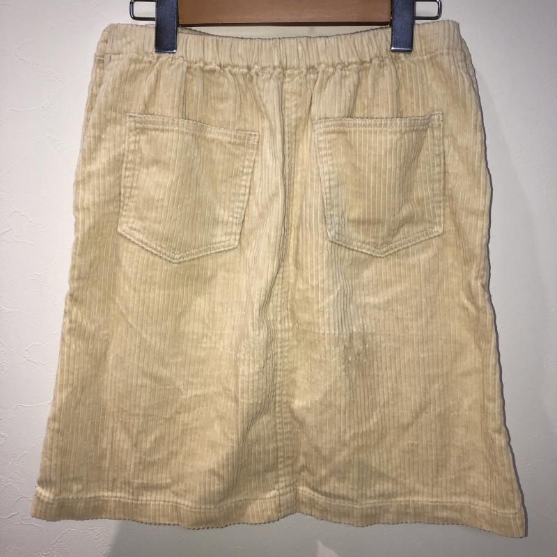 ダブルクローゼット w closet スカート ひざ丈スカート コーデュロイ FREE 無地 ベージュ / ベージュ / レディース USED 古着 中古 10016658
