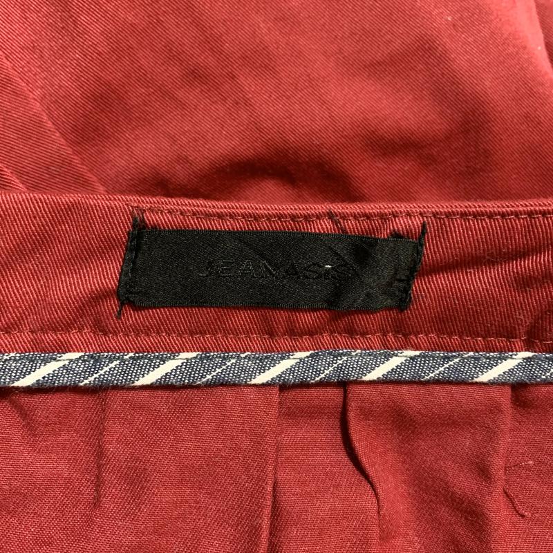 ジーナシス JEANASIS スカート ひざ丈スカート タックスカート M 無地 赤 / レッド / レディース USED 古着 中古 10016762