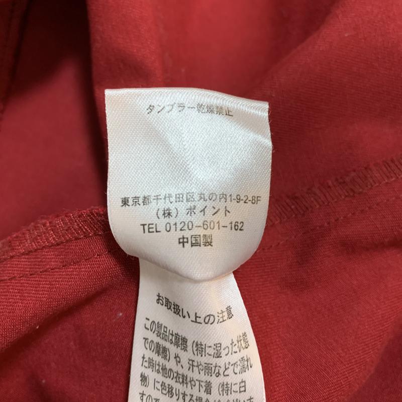 ジーナシス JEANASIS スカート ひざ丈スカート タックスカート M 無地 赤 / レッド / レディース USED 古着 中古 10016762