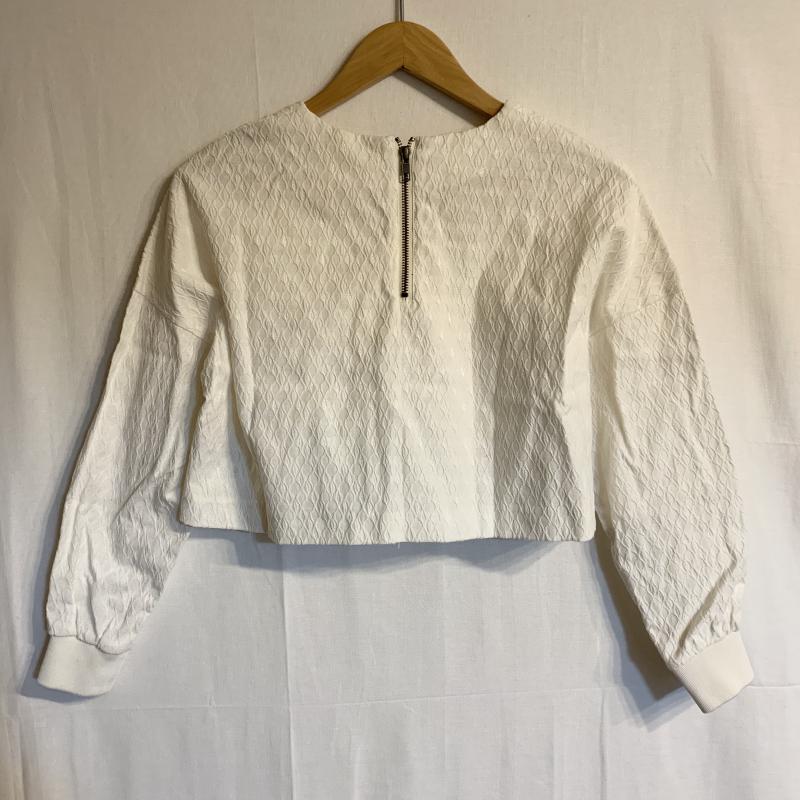 ジーナシス JEANASIS シャツ、ブラウス 長袖 FREE 無地 白 / ホワイト / レディース USED 古着 中古 10016778