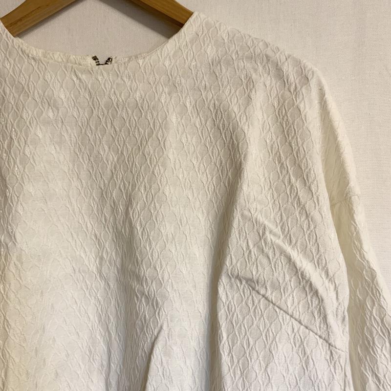 ジーナシス JEANASIS シャツ、ブラウス 長袖 FREE 無地 白 / ホワイト / レディース USED 古着 中古 10016778