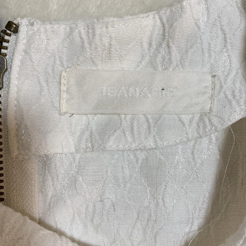 ジーナシス JEANASIS シャツ、ブラウス 長袖 FREE 無地 白 / ホワイト / レディース USED 古着 中古 10016778