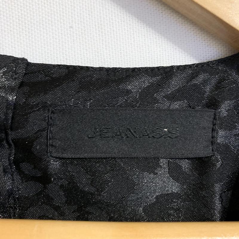 ジーナシス JEANASIS ワンピース ミニスカート FREE ヒョウ柄・レオパード柄 黒 / ブラック / レディース USED 古着 中古 10016779